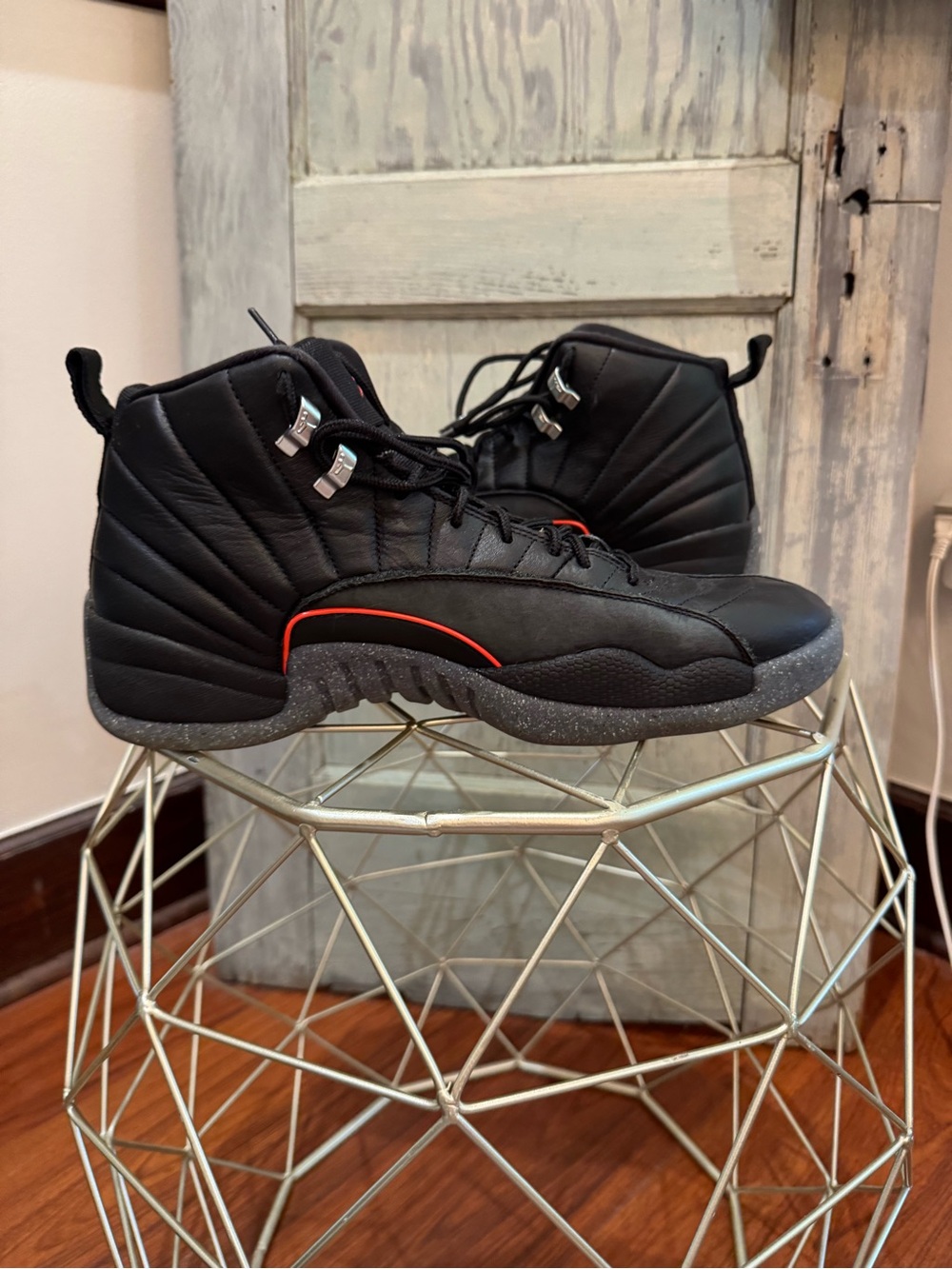 Nike Air Jordan Retro 12 Utility Black Grind sneakers MEN SZ 13 - Picture 6 of 10